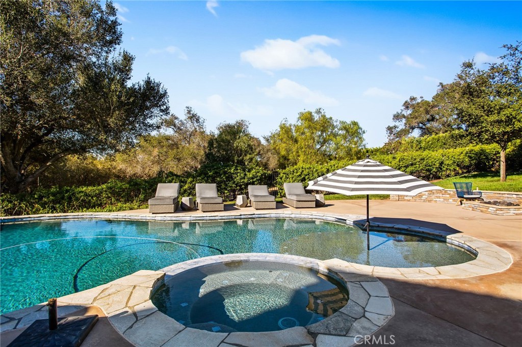 4007 Ladera Vista Road Fallbrook, CA 92028 - Photo 35 of 64 a view of a swimming pool with a yard