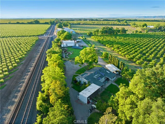 a view of a terrace with a bench