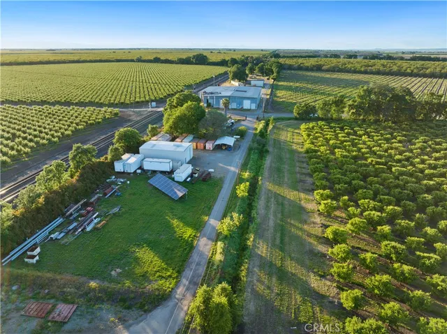 a view of a terrace with a bench