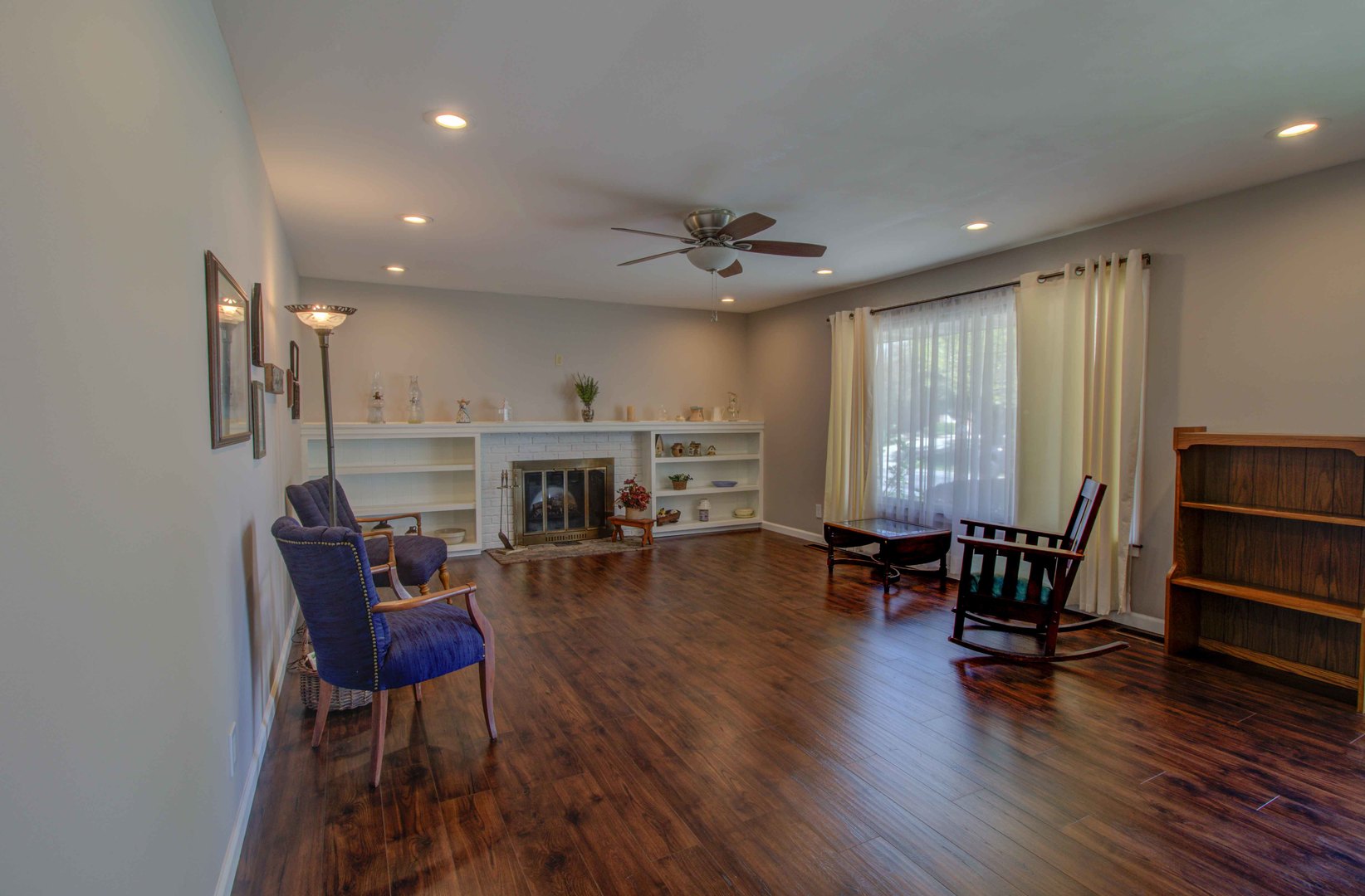 217 Eldorado Drive Tuscola, IL 61953 - Photo 12 of 26 a view of a dining room with furniture window and wooden floor