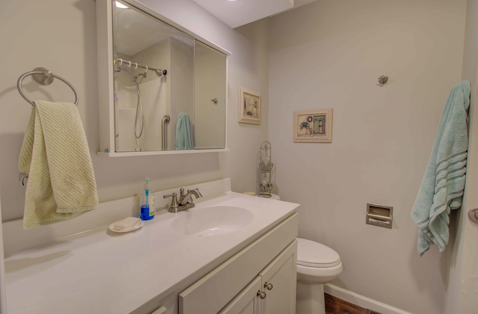 217 Eldorado Drive Tuscola, IL 61953 - Photo 19 of 26 a bathroom with a sink toilet and mirror