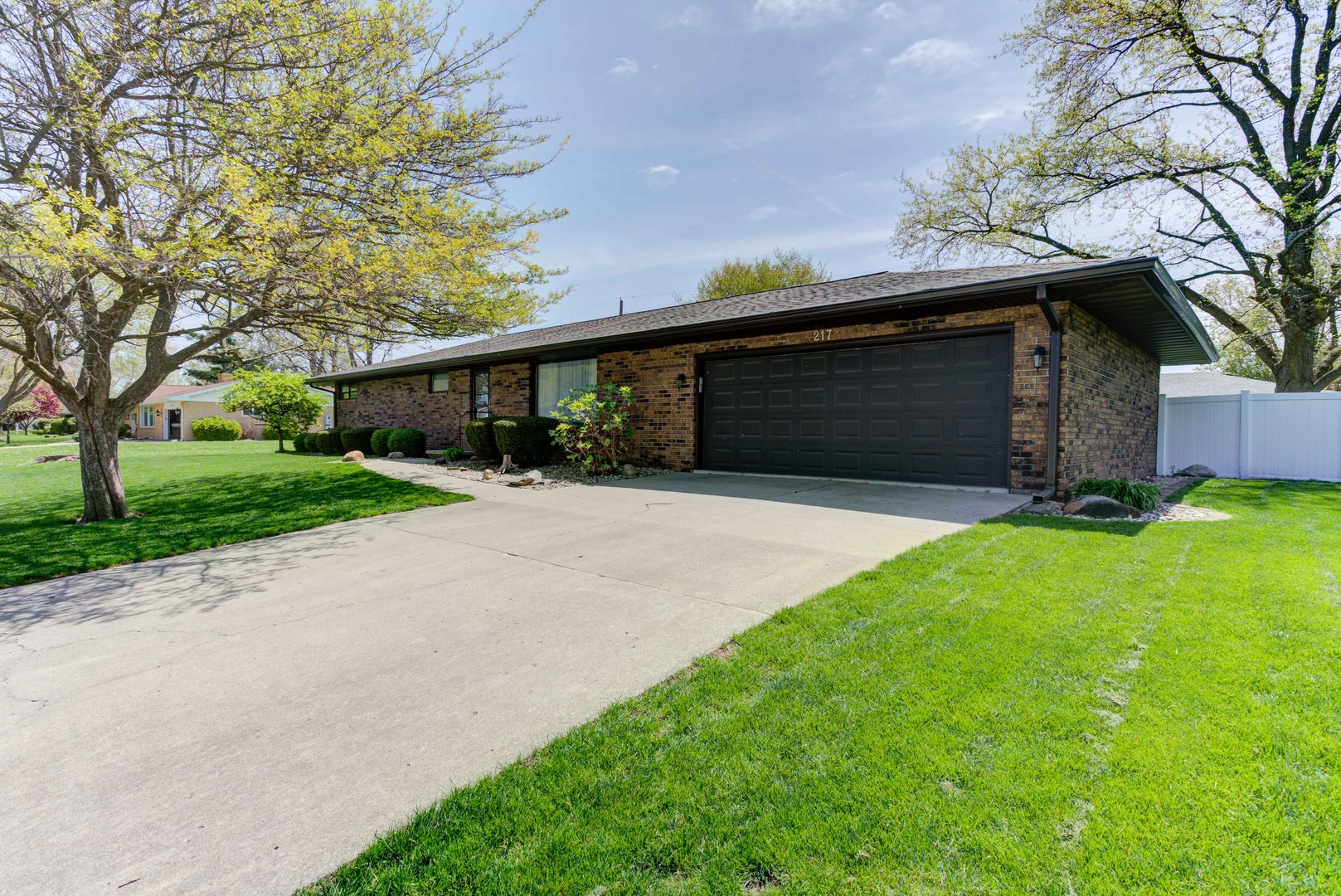 217 Eldorado Drive Tuscola, IL 61953 - Photo 4 of 26 a front view of house with yard and trees