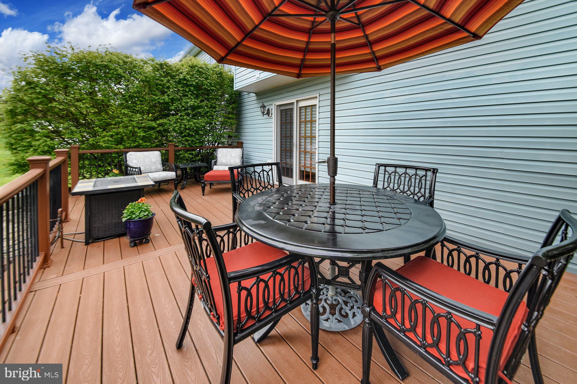 4966 Cabin Run Road Pipersville, PA 18947 - Photo 26 of 30 Illuminated Trex Deck
