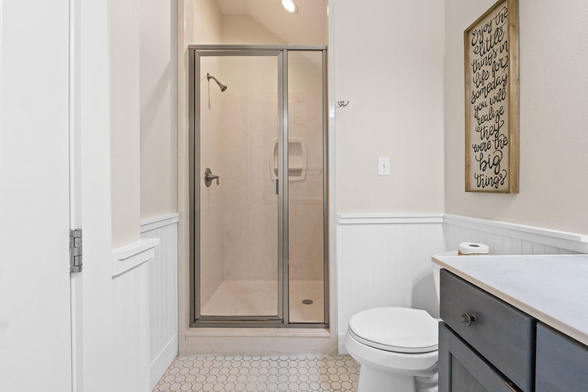 64 Chelsea Loop Road Santa Rosa Beach, FL 32459 - Photo 16 of 57 a bathroom with a sink a toilet and shower