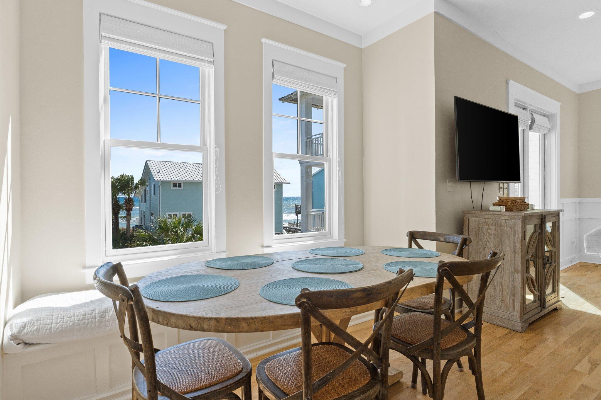 64 Chelsea Loop Road Santa Rosa Beach, FL 32459 - Photo 31 of 57 a view of a dining room with furniture and a window