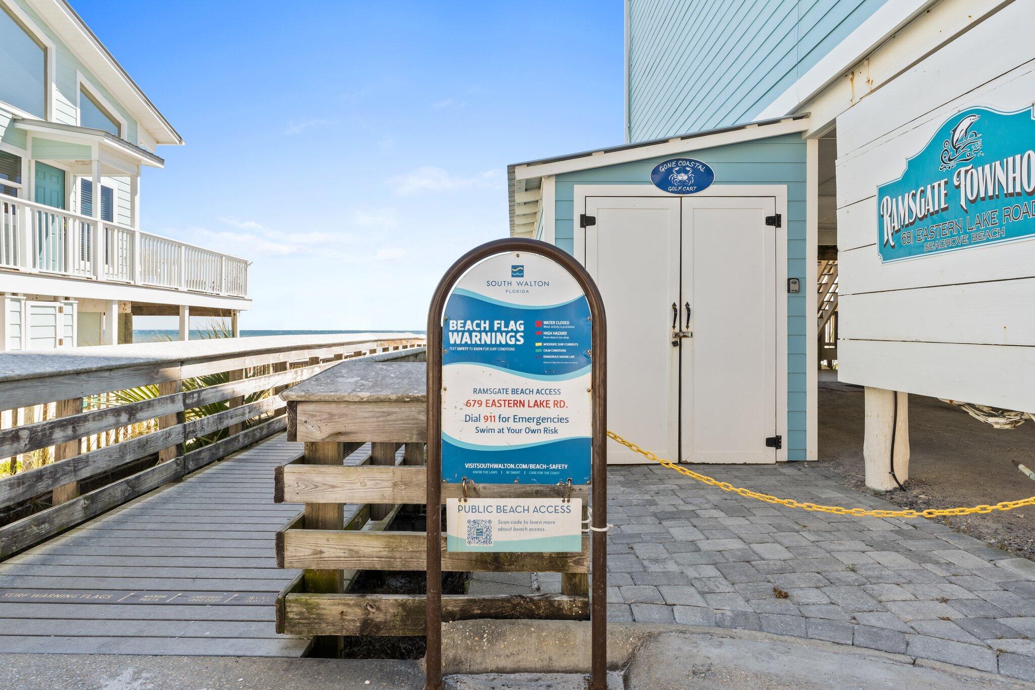 64 Chelsea Loop Road Santa Rosa Beach, FL 32459 - Photo 54 of 57 a view of a car park with a car parked in front of it