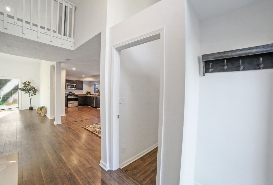 12323 Split Rail Lane Houston, TX 77071 - Photo 6 of 29 a view of living room with furniture and wooden floor
