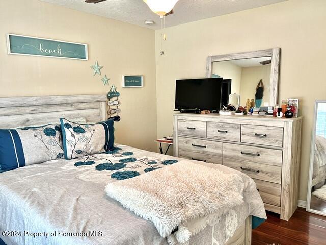 18430 Waydale Loop Hudson, FL 34667 - Photo 20 of 30 a bedroom with a bed and a flat screen tv