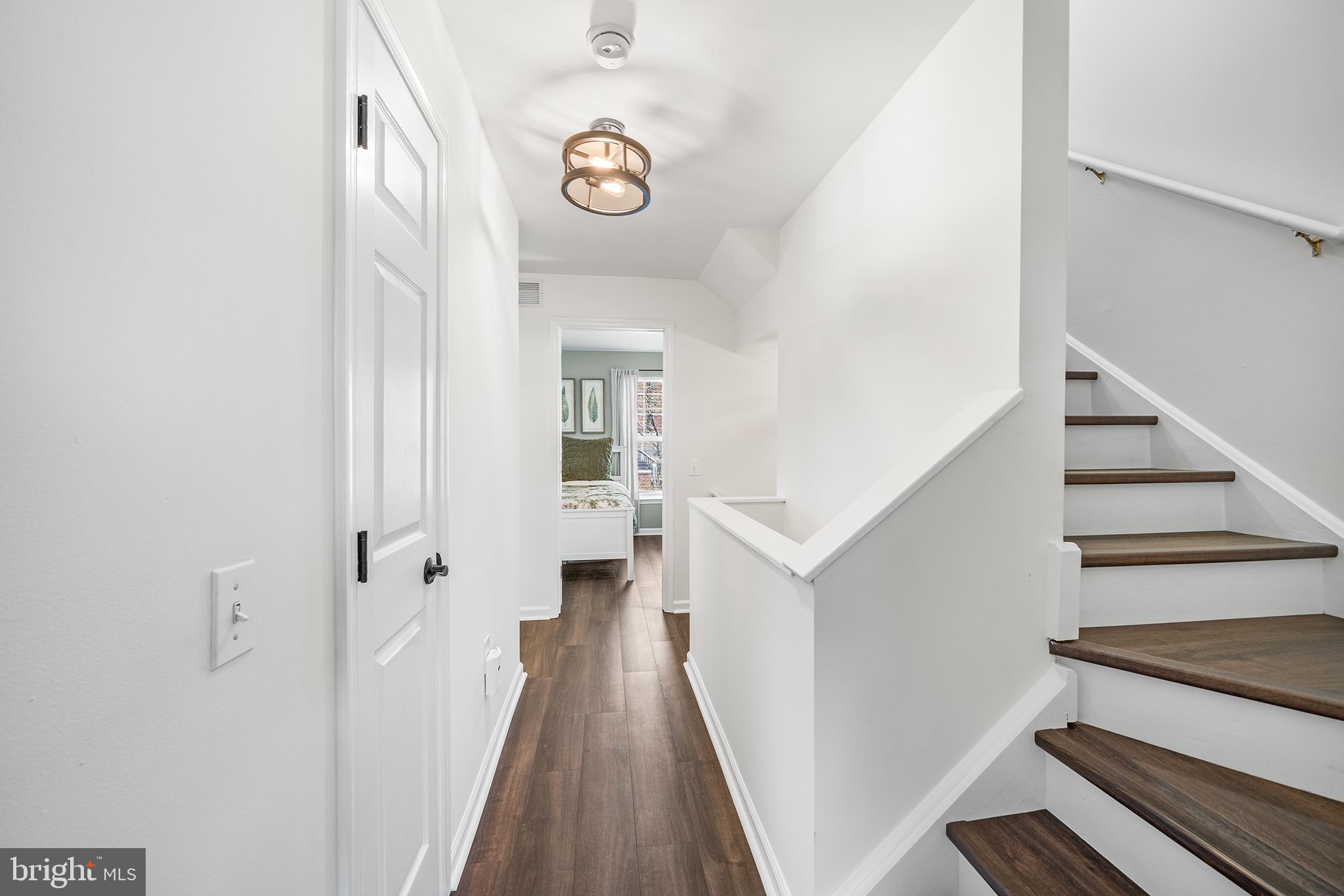 768 South 13th Street Philadelphia, PA 19147 - Photo 16 of 31 a view of a hallway with wooden floor