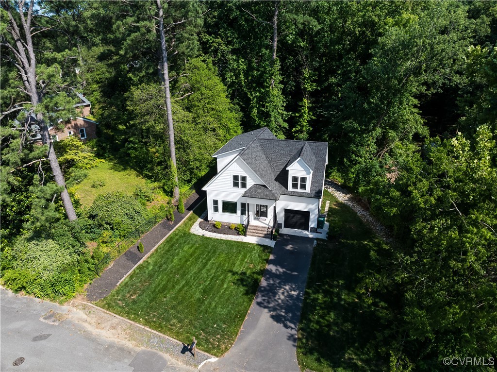 509 Danray Drive Richmond, VA 23227 - Photo 2 of 37 an aerial view of a house with a big yard