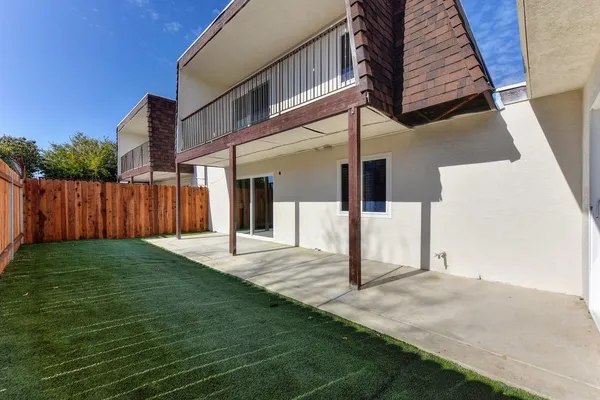 a view of a trees with a yard