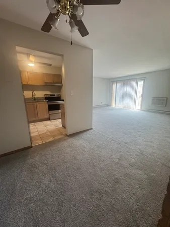 a view of a livingroom with furniture