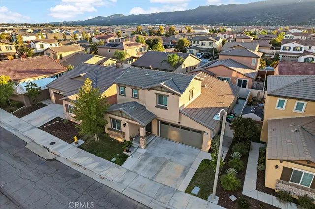 an aerial view of a city with lots of residential buildings