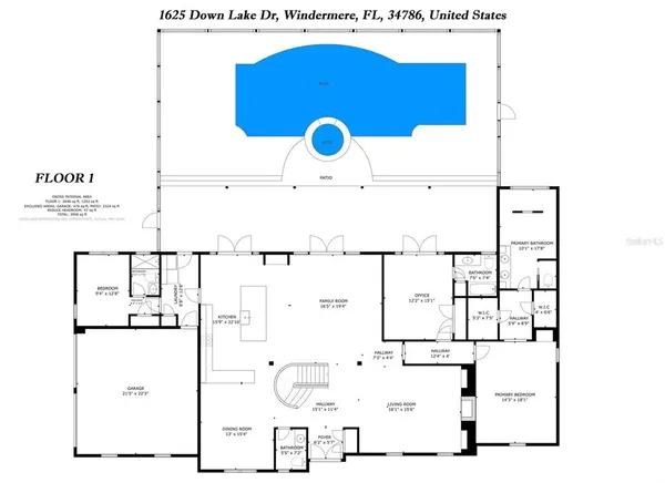 $1,400,000 | 1625 Down Lake Drive, Windermere, FL 34786