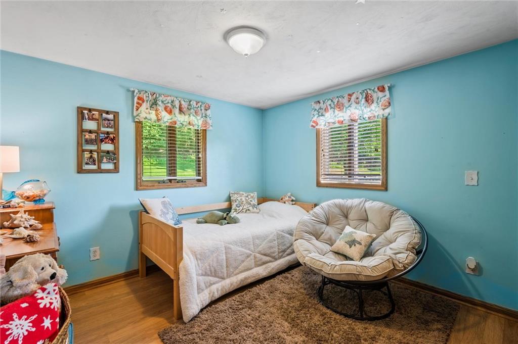206 Harbison Road Sarver, PA 16055 - Photo 15 of 46 a bedroom with furniture and a window