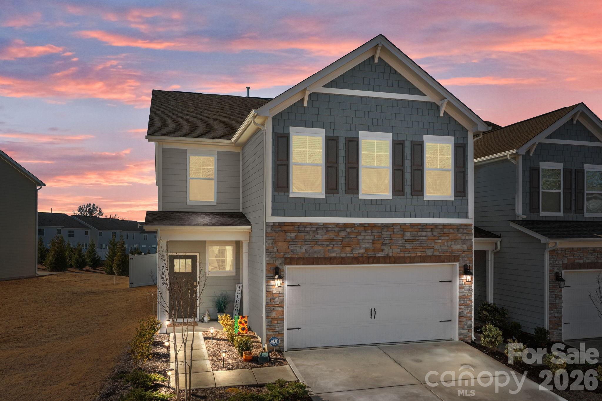 7895 Iron Road Sherrills Ford, NC 28673 - Photo 35 of 38 a front view of a house with a yard