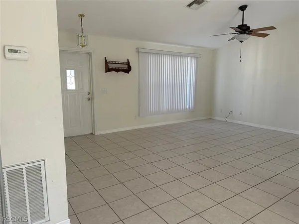a view of empty room