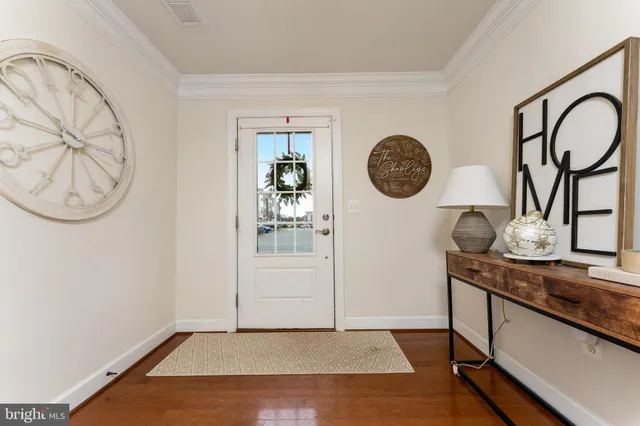 a view of a hallway with elevator