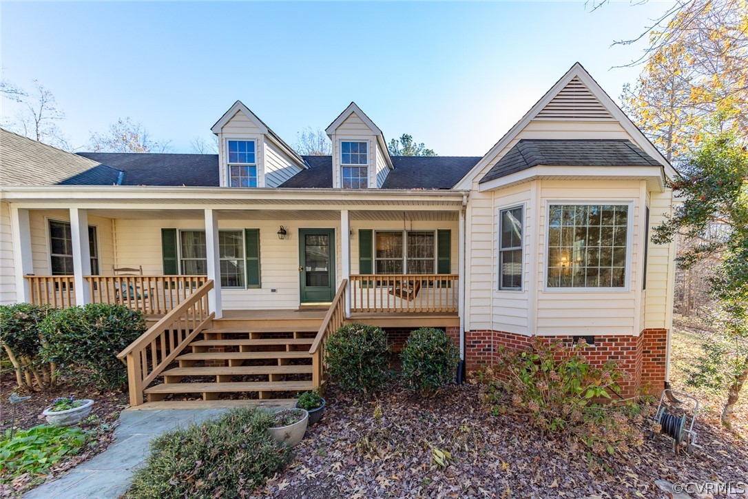 1841 Covington Road Crozier, VA 23039 - Photo 4 of 50 front view of a house with a yard