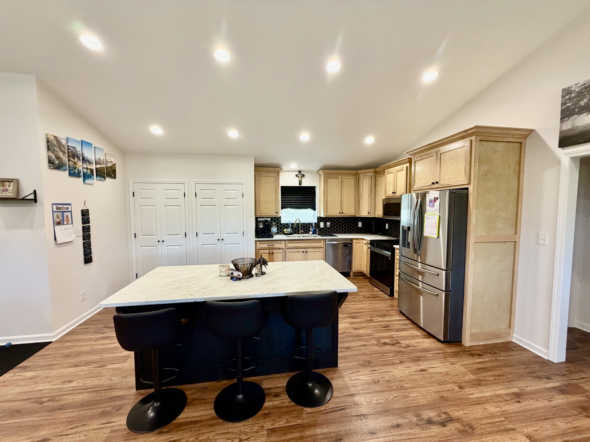 3 Harrison Road Five Points, TN 38457 - Photo 11 of 34 a large kitchen with a table and chairs