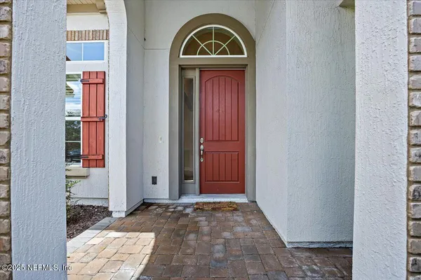 a view of front door with a door