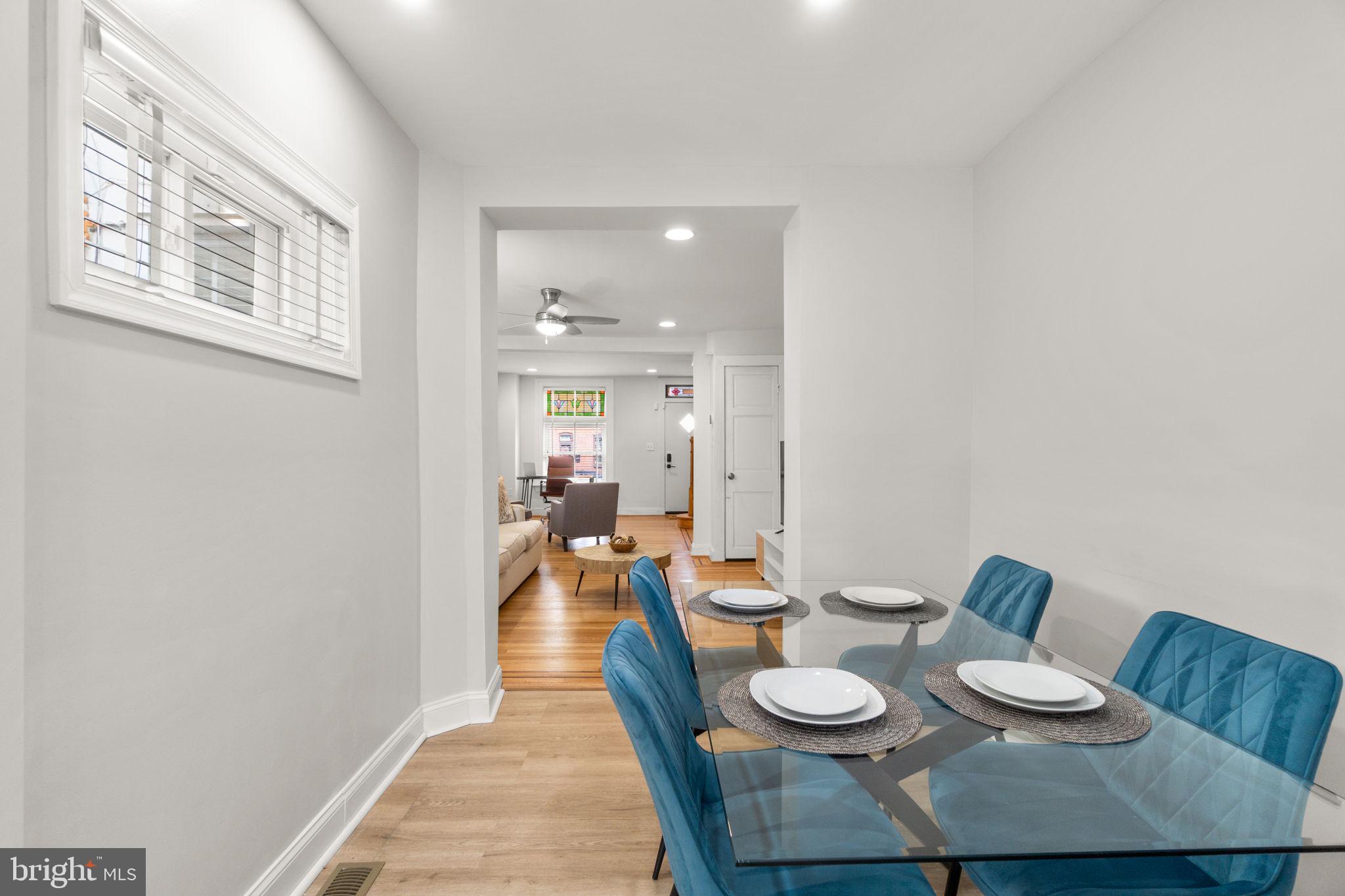 1827 Bank Street Baltimore, MD 21231 - Photo 9 of 31 Modern dining space with bright accents.