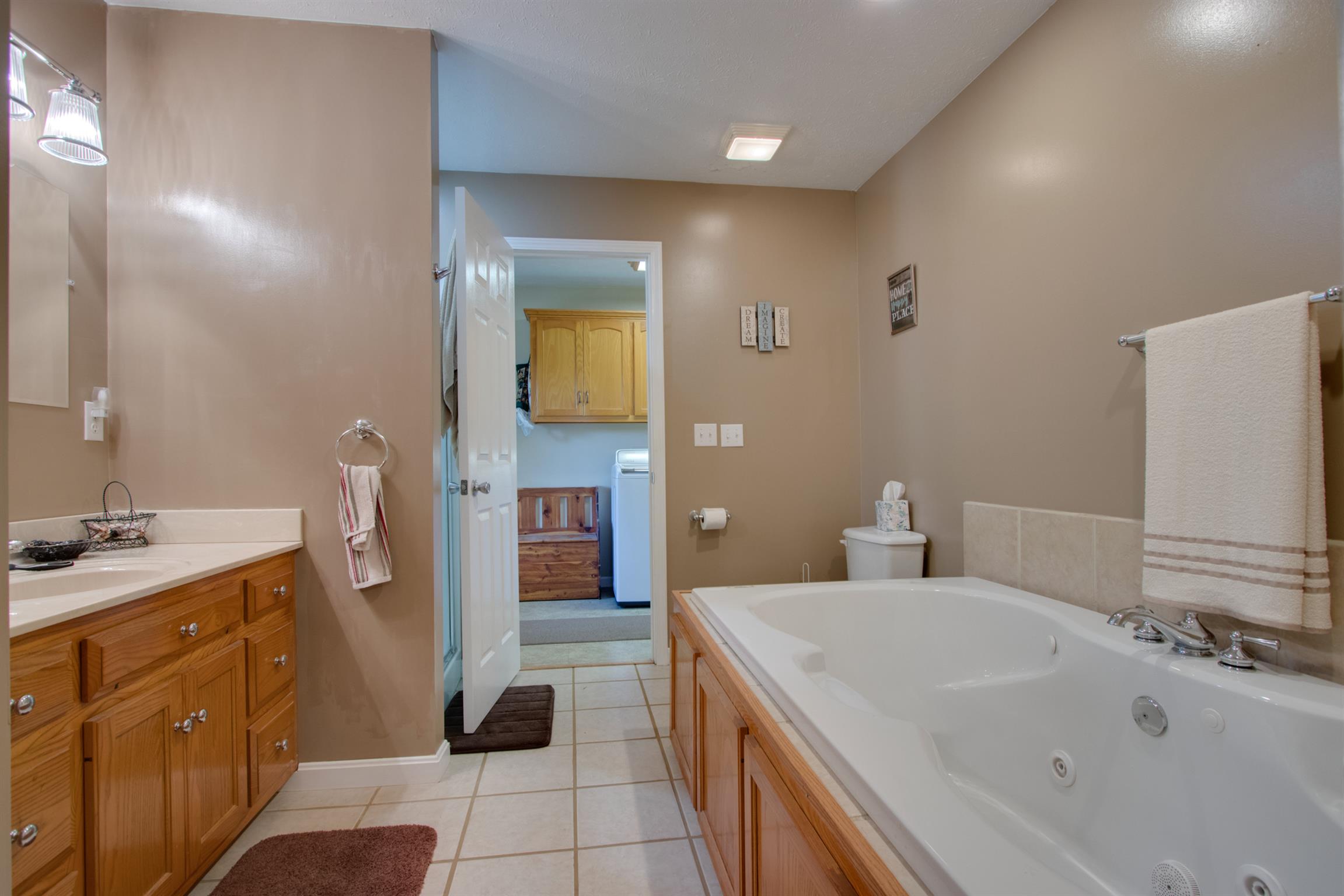 200 East Buffalo Road Carthage, TN 37030 - Photo 15 of 30 a bathroom with a sink a toilet and a mirror