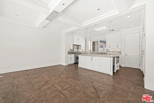 a balcony view with a seating space