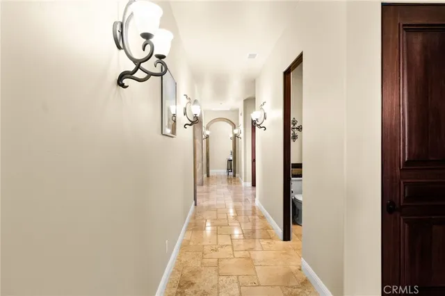 a view of a patio with a backyard