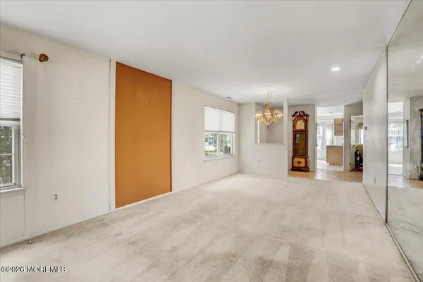 a view of an empty room