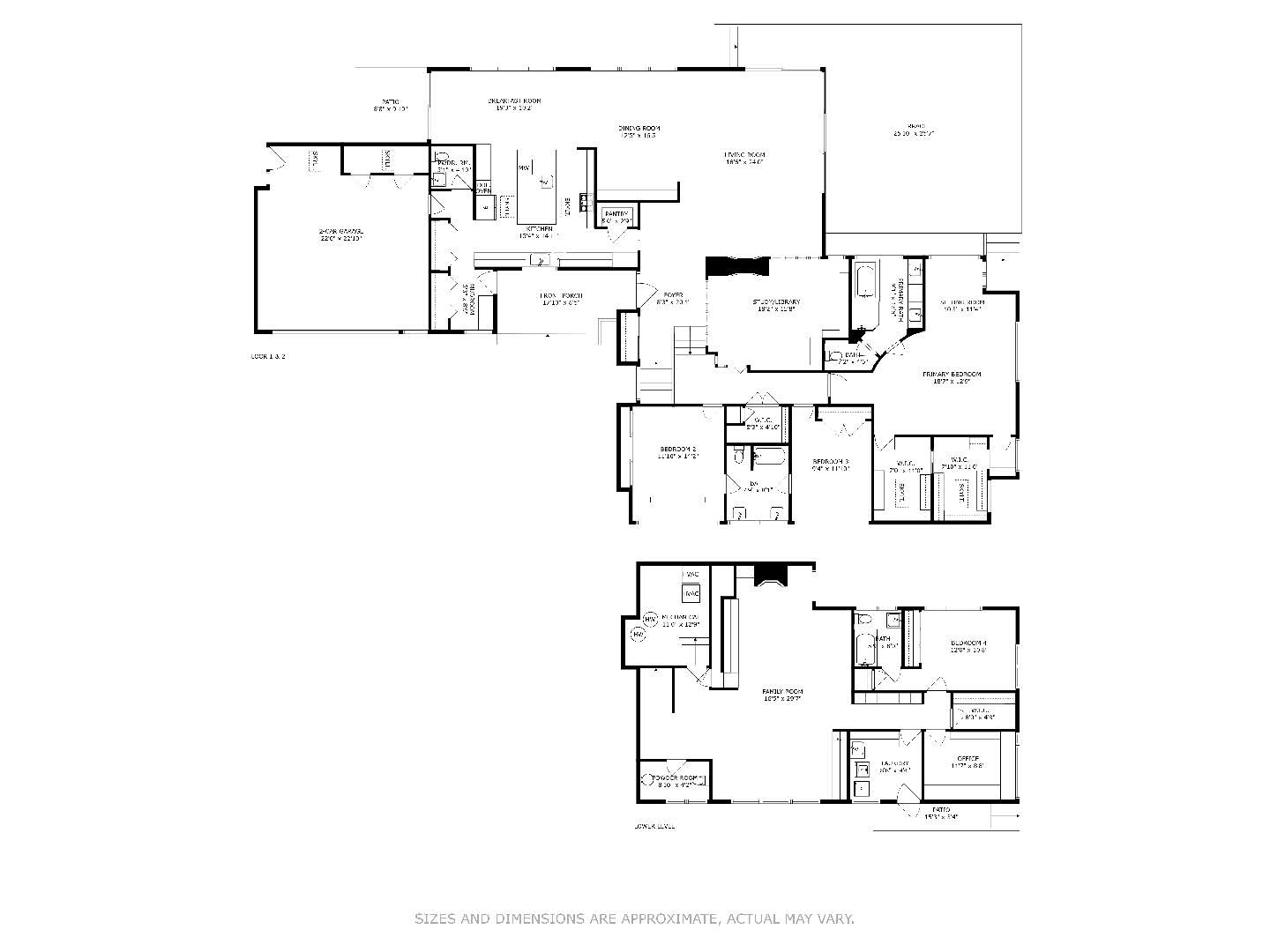195 Franklin Road Glencoe, IL 60022 - Photo 31 of 33 a picture of floor plan
