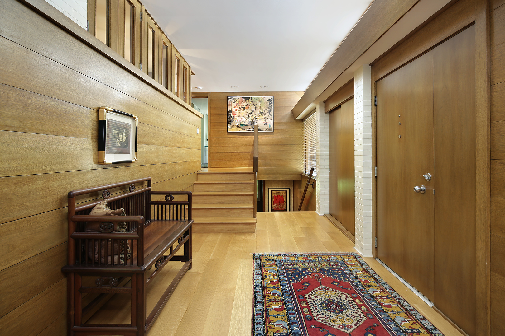 195 Franklin Road Glencoe, IL 60022 - Photo 6 of 33 a view of an entryway with wooden floor