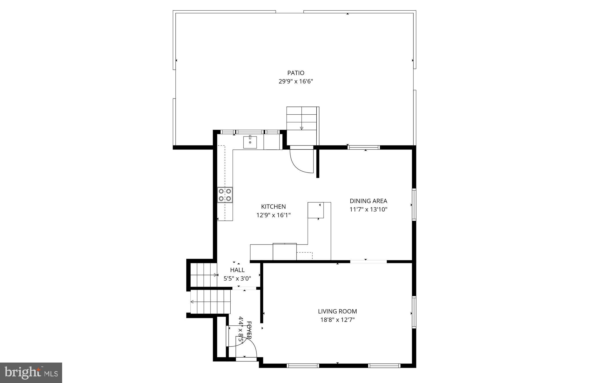 8415 Riverside Road Alexandria, VA 22308 - Photo 41 of 44 a picture of floor plan