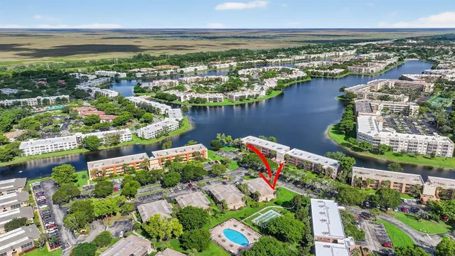 a view of a city and ocean view