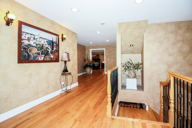 813 Elmdale Road Glenview, IL 60025 - Photo 13 of 26 workspace with wooden floor and furniture