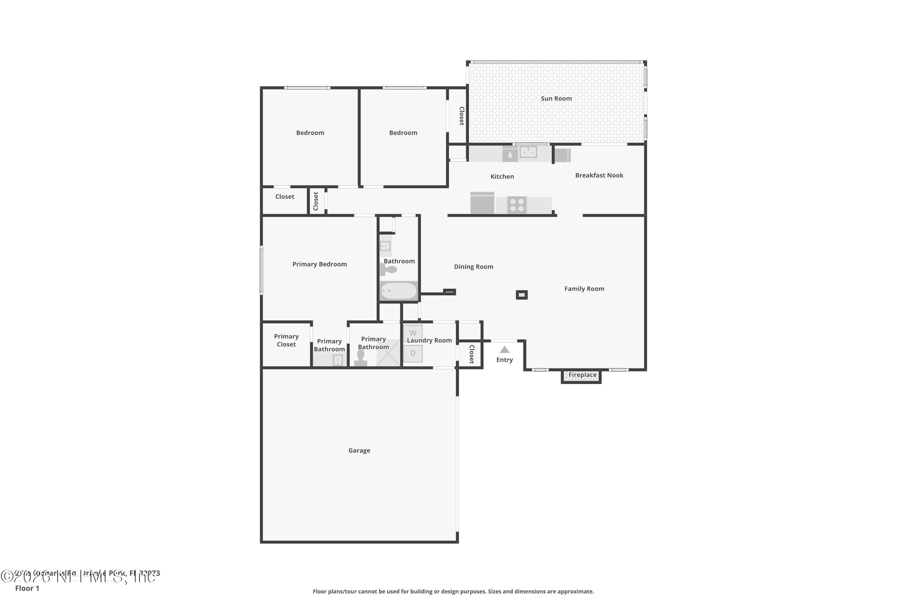 2749 Richards Road Orange Park, FL 32073 - Photo 26 of 26 a picture of floor plan