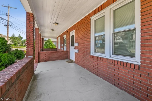 a view of front door of house