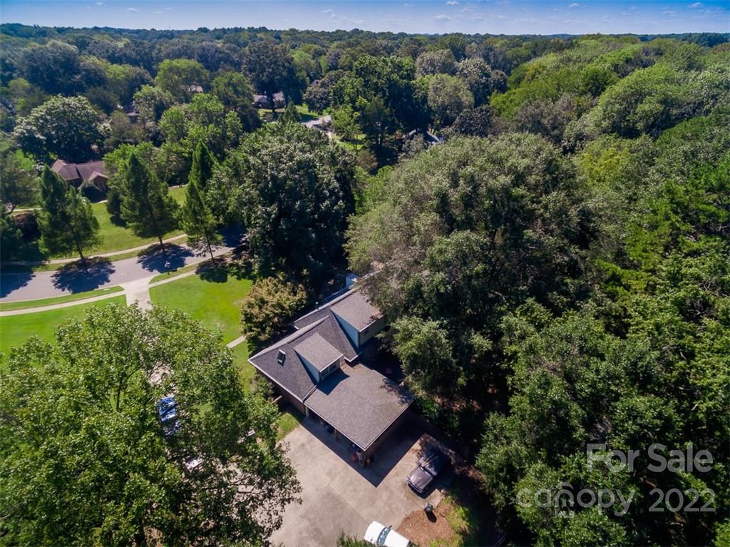 7300 Lancer Drive Charlotte, NC 28226 - Photo 6 of 48 an aerial view of a house with a yard
