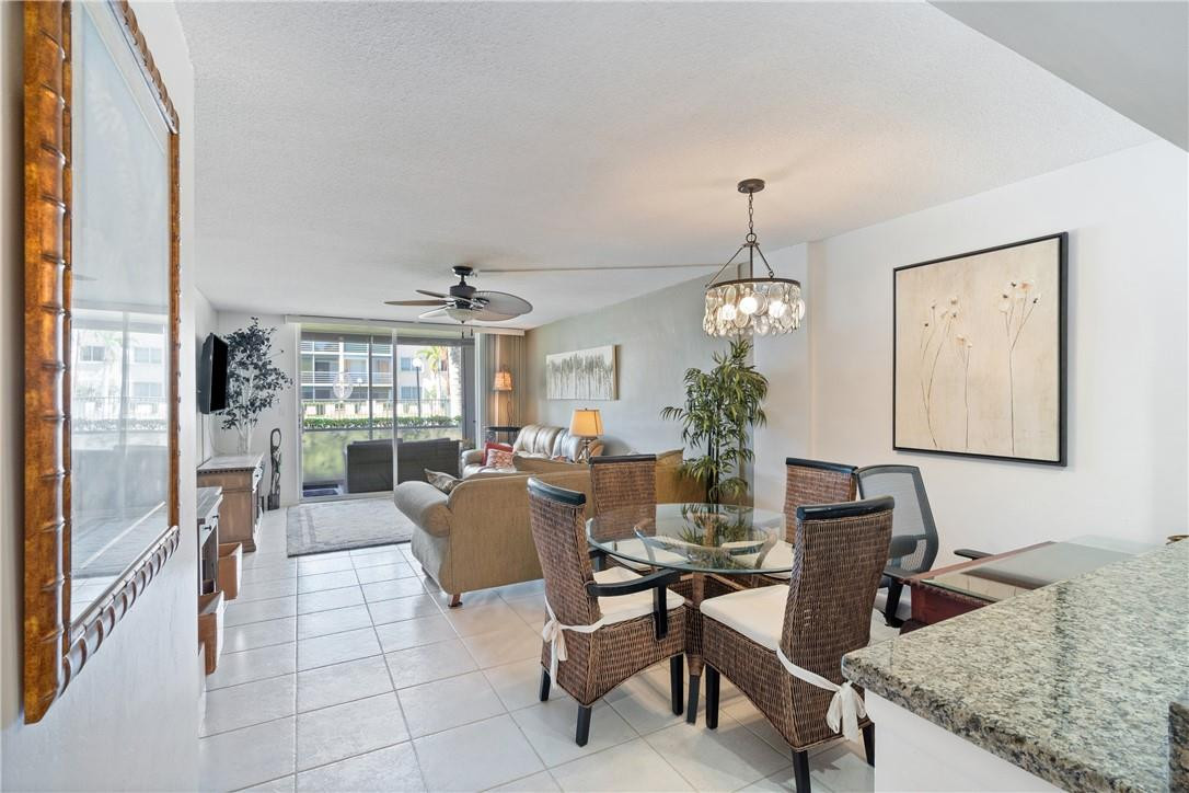 4500 North Federal Highway, Unit 150F Lighthouse Point, FL 33064 - Photo 5 of 18 a view of a dining room with furniture