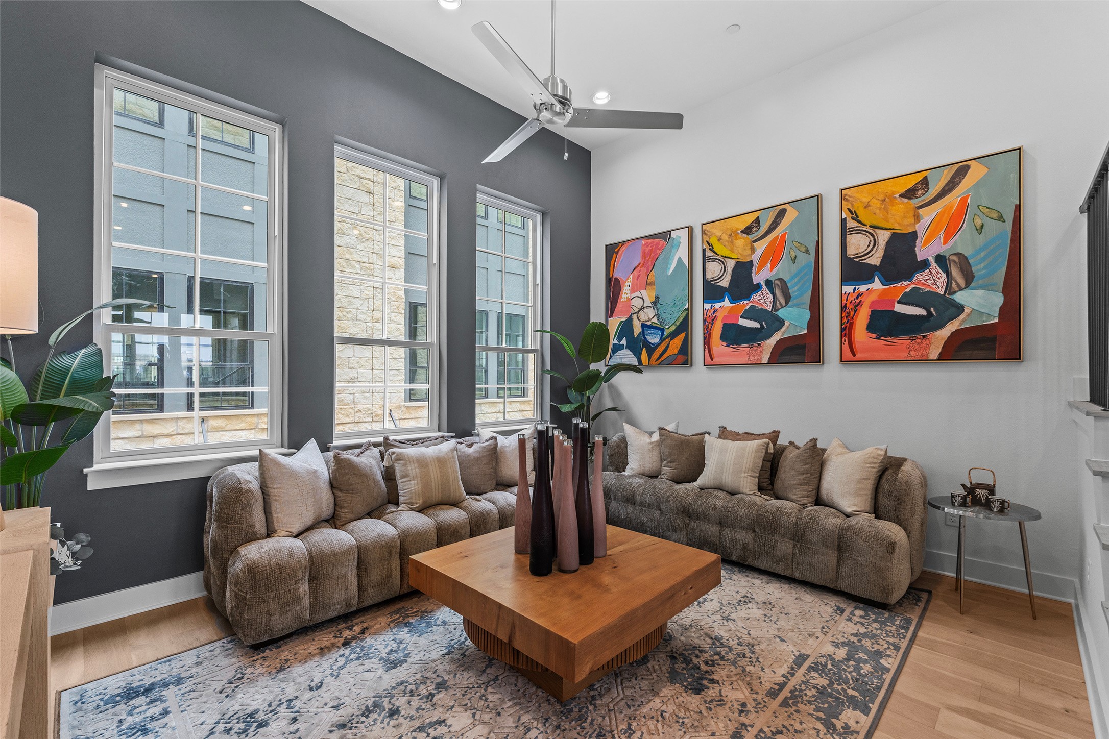 239 Watt Court Round Rock, TX 78664 - Photo 18 of 40 a living room with furniture and windows