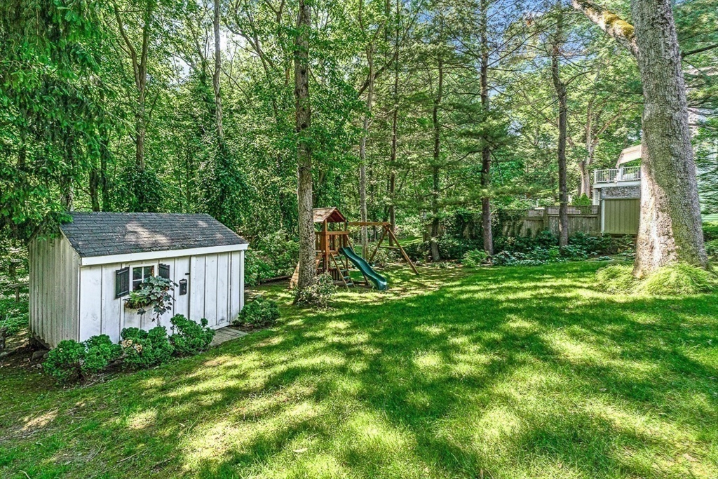 21 Madison Road Wellesley, MA 02481 - Photo 24 of 26 a view of backyard of house with green space