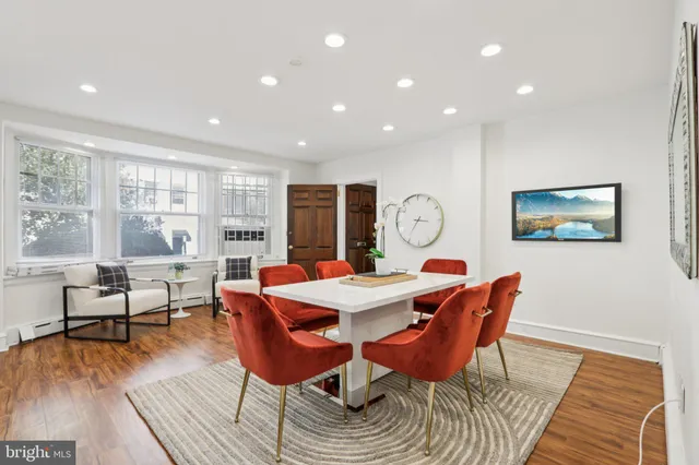 a room with furniture and a window