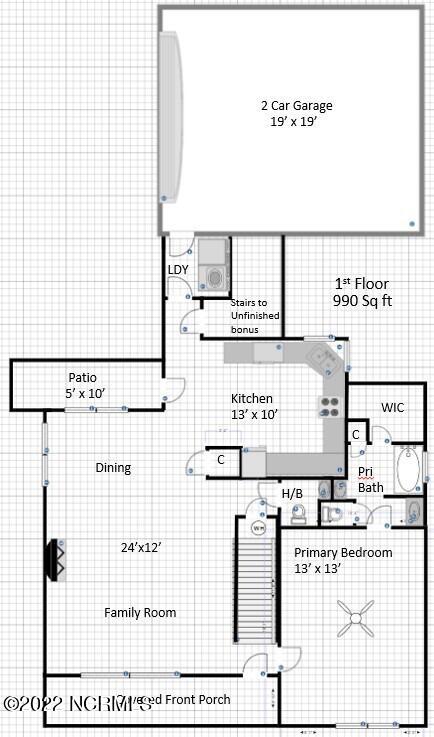 460 Sheldon Road Southern Pines, NC 28387 - Photo 52 of 53 1st floor v2