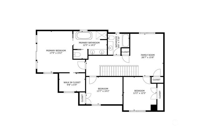 a picture of a floor plan
