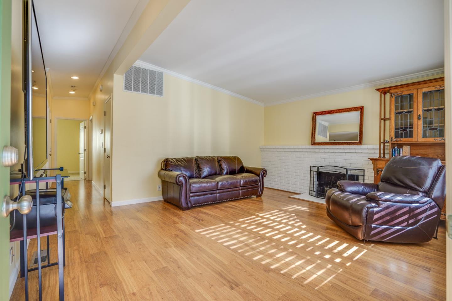 1630 Cross Way San Jose, CA 95125 - Photo 6 of 52 a living room with furniture rug and a fireplace