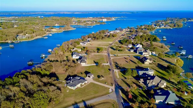 a view of a city and ocean view