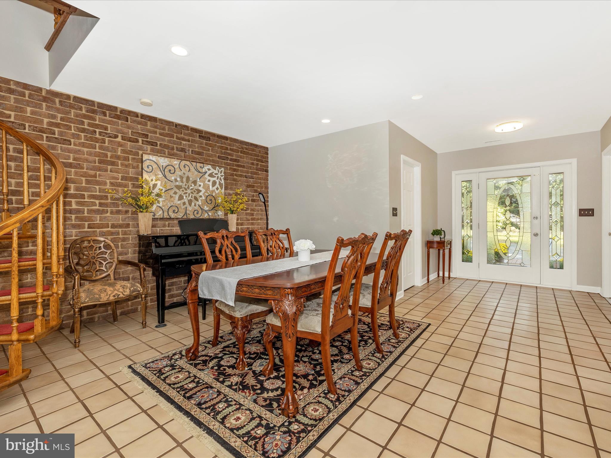 203 Sunset Avenue Mount Airy, MD 21771 - Photo 10 of 57 Dining Area w/ Brick Accent Wall
