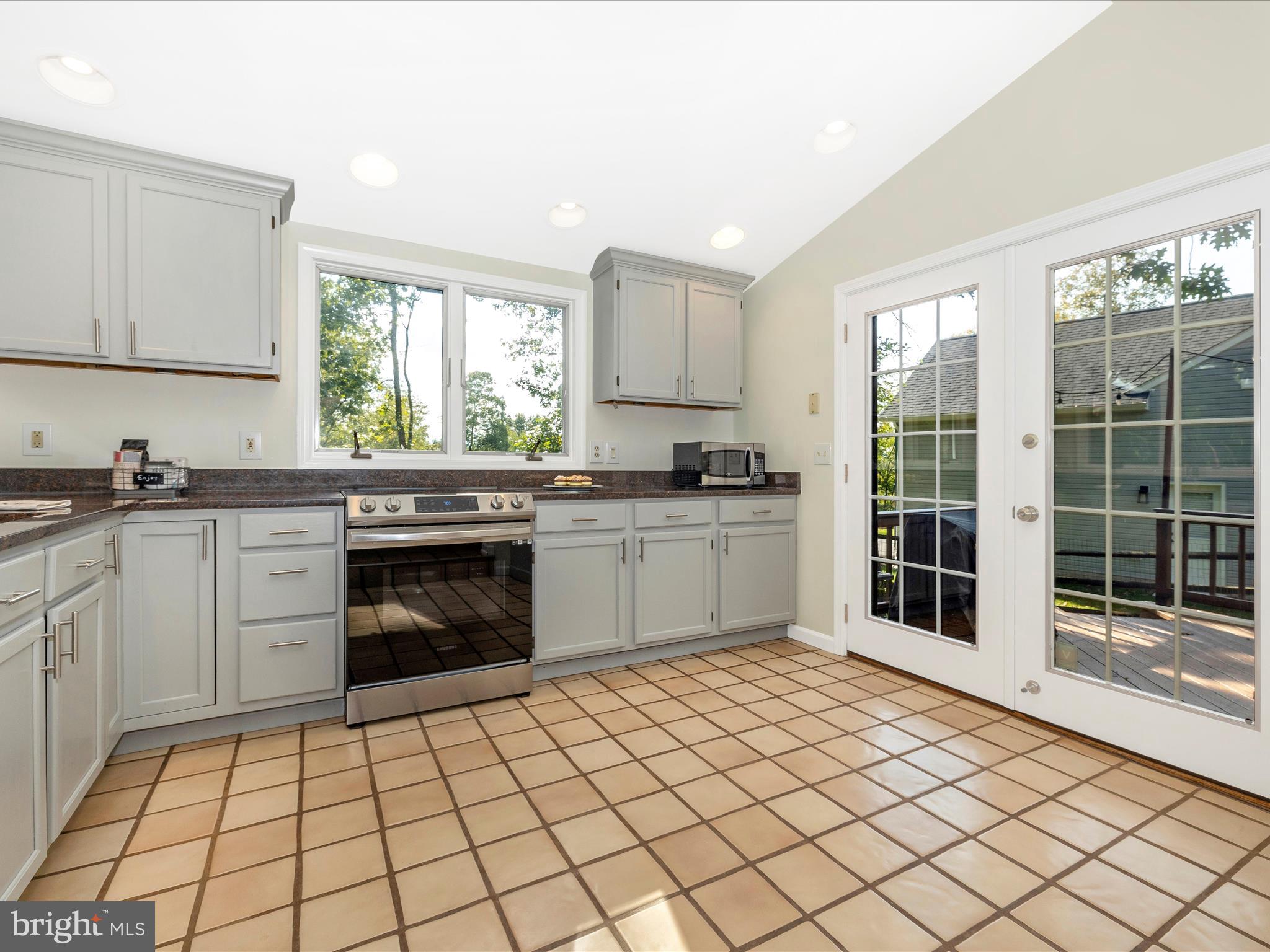 203 Sunset Avenue Mount Airy, MD 21771 - Photo 17 of 57 Kitchen has Atrium Door to Rear Deck