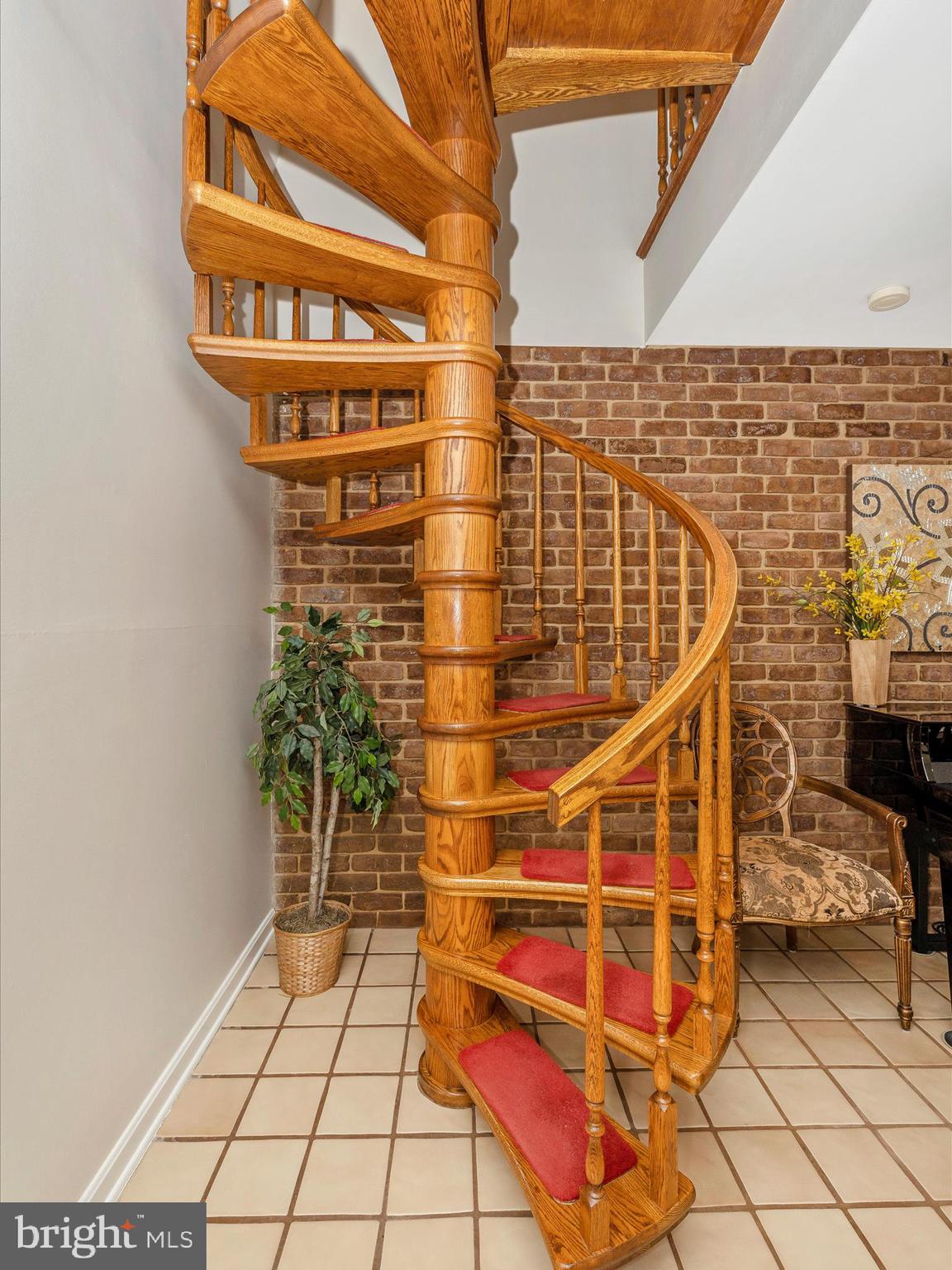 203 Sunset Avenue Mount Airy, MD 21771 - Photo 20 of 57 Spiral Staircase to Upper Level