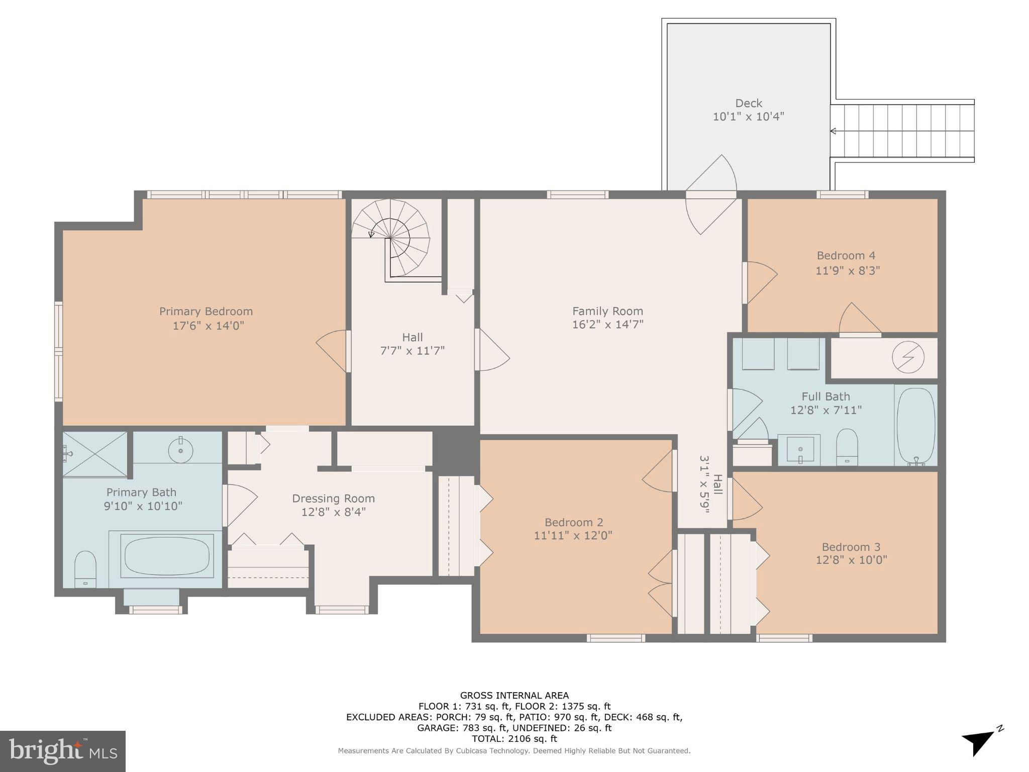 203 Sunset Avenue Mount Airy, MD 21771 - Photo 56 of 57 Upper Level Floor Plan